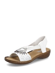 Blanco - Sandalias elásticas para mujer de Rieker - Imagen 1 de 10