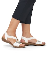 Blanco - Sandalias elásticas para mujer de Rieker - Imagen 10 de 10