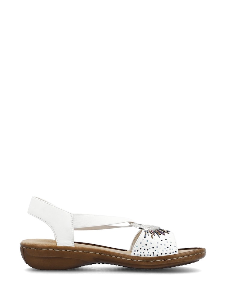 Blanco - Sandalias elásticas para mujer de Rieker - Imagen 1 de 7 Blanco - Sandalias elásticas para mujer de Rieker - Imagen 1 de 7