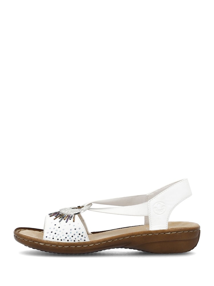 Blanco - Sandalias elásticas para mujer de Rieker - Imagen 2 de 7 Blanco - Sandalias elásticas para mujer de Rieker - Imagen 2 de 7