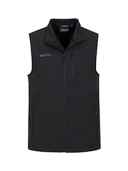 Mountain Warehouse Black Mens Grasmere Water Resistant Fleece Lined Gilet - Image 4 of 5