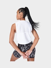 Sweaty Betty White Breathe Easy Crop Muscle Tank - Image 2 of 8