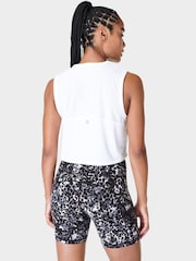 Sweaty Betty White Breathe Easy Crop Muscle Tank - Image 5 of 8