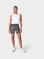 Sweaty Betty White Breathe Easy Crop Muscle Tank - Image 7 of 8