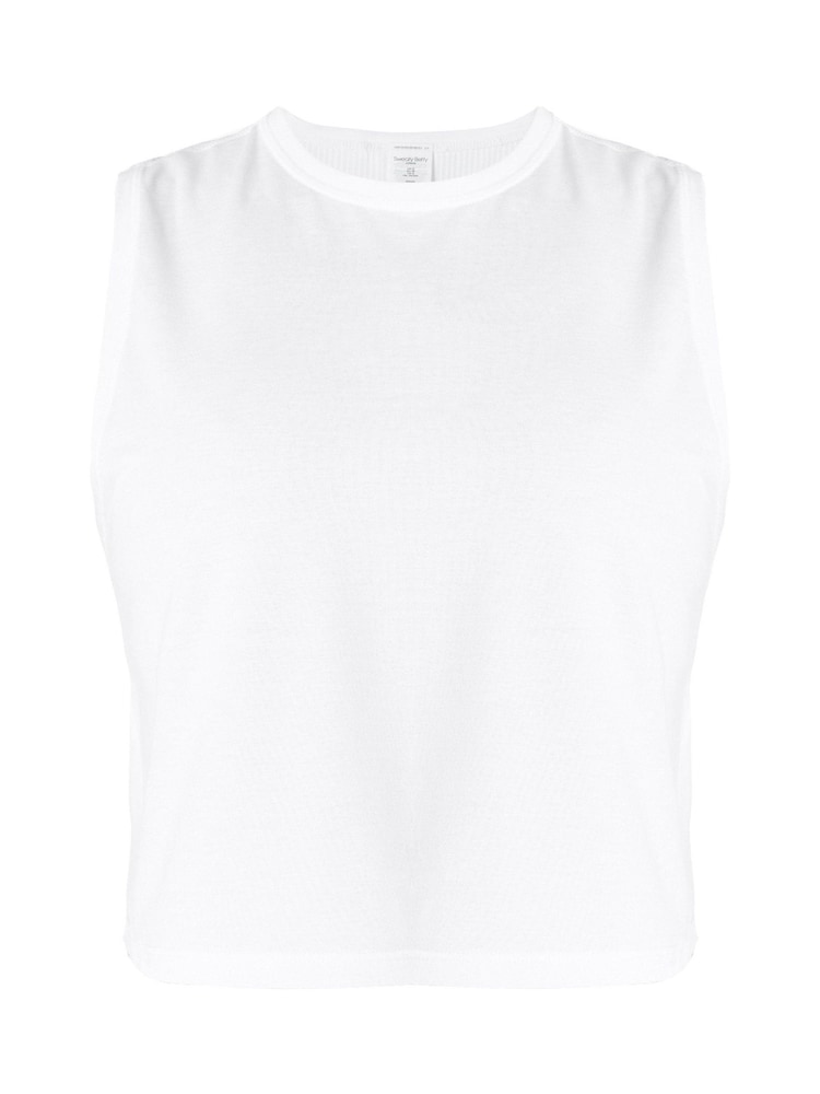 Sweaty Betty White Breathe Easy Crop Muscle Tank - Image 8 of 8