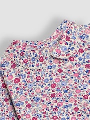 JoJo Maman Bébé Berry Pink Ditsy Floral Peter Pan Body - Image 3 of 3