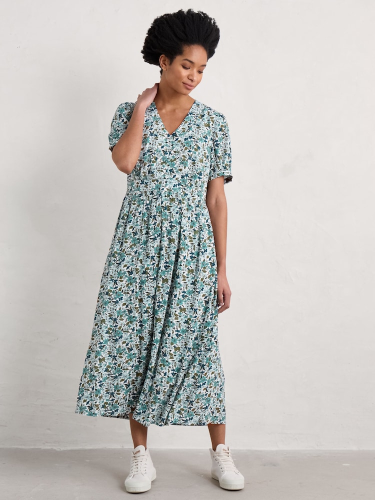 Seasalt Cornwall Multi Birch Leaf Dress - Image 1 of 5