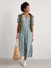Seasalt Cornwall Multi Birch Leaf Dress - Image 3 of 5