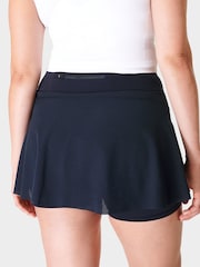 Sweaty Betty Black Coral Texture Print Sweaty Betty Coral Pink Power 9" Biker Shorts - Image 2 of 7