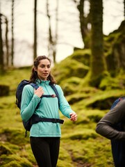 Regatta Blue Womens Montes Half Zip Fleece - Image 1 of 7