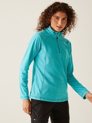 Regatta Blue Womens Montes Half Zip Fleece - Image 4 of 7