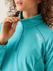 Regatta Blue Womens Montes Half Zip Fleece - Image 7 of 7