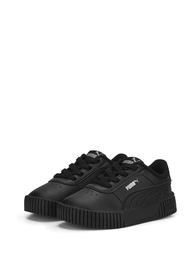Puma Black Carina 2.0 AC Babies Trainers - Image 3 of 6