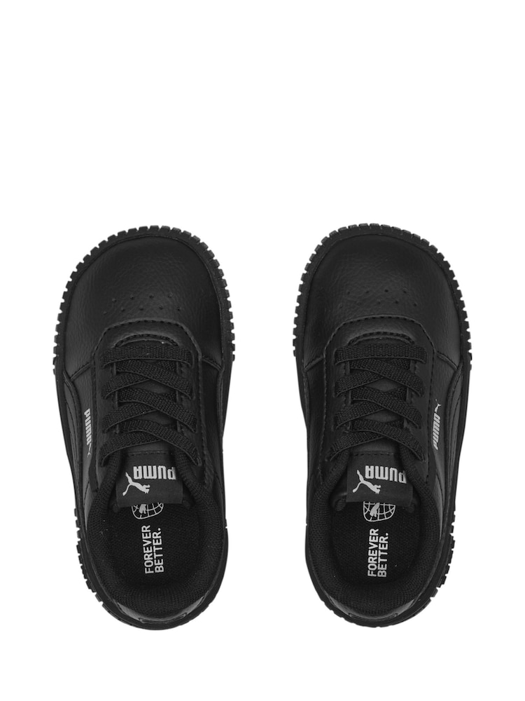 Puma Black Carina 2.0 AC Babies Trainers - Image 4 of 6