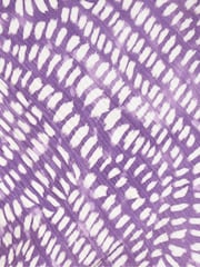 Ro&Zo Purple Geo Print Ruched Front Midi Dress - Image 7 of 7