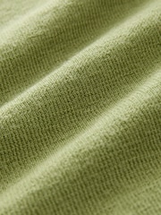 أخضر زيتوني - 100% Merino Wool Premium High Roll Neck Knitted Jumper - صورة 7 من 7