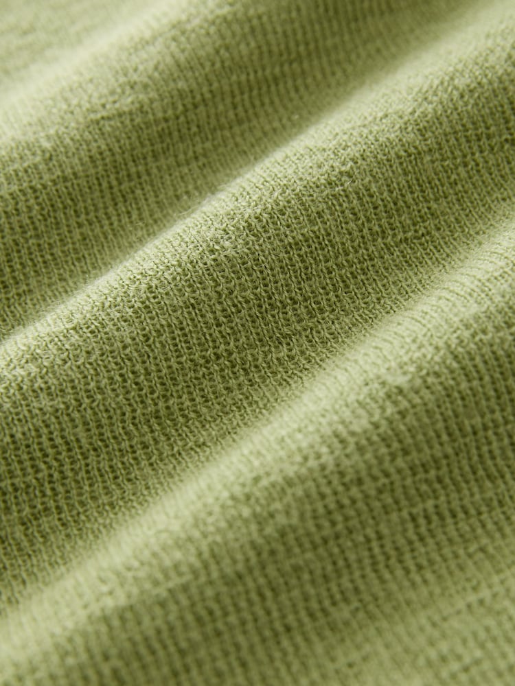 Verde oliva - Suéter de punto con cuello vuelto alto de 100% lana merino de N.Premium - Imagen 7 de 7 Verde oliva - Suéter de punto con cuello vuelto alto de 100% lana merino de N.Premium - Imagen 7 de 7