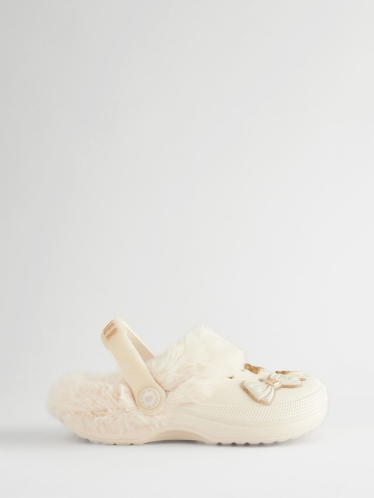 Baker by Ted Baker Girls Bone Charm Clog Slippers - Image 2 of 5