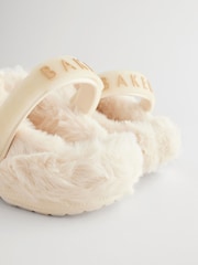 Baker by Ted Baker Girls Bone Charm Clog Slippers - Image 4 of 5