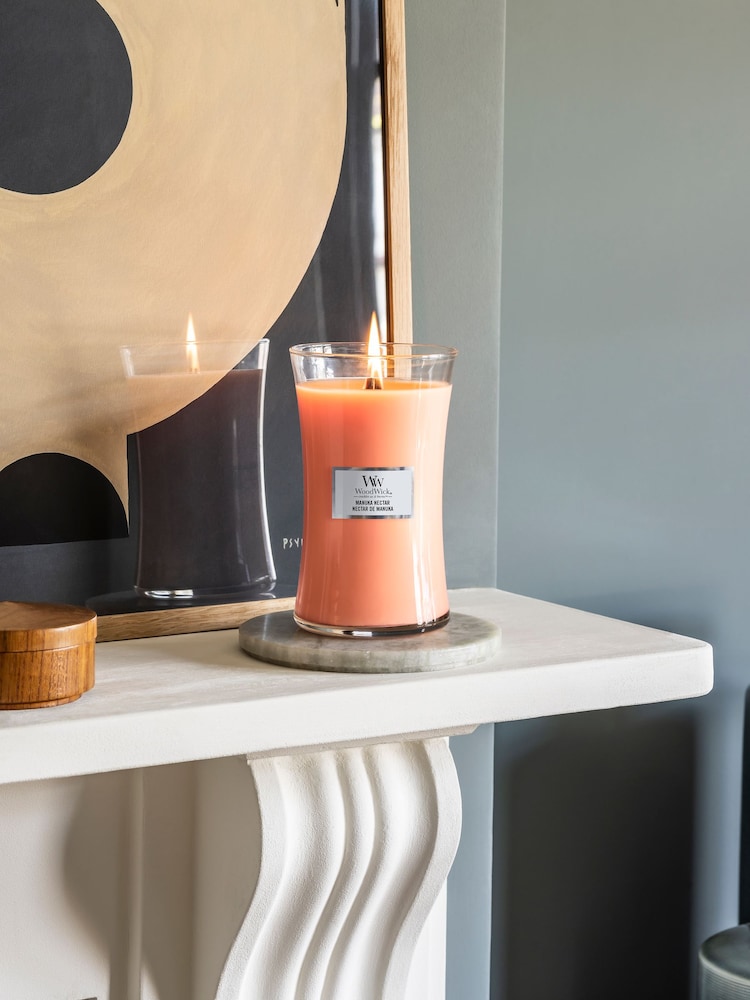 Woodwick Orange Large Manuka Nectar Hourglass Candle - Image 1 of 5