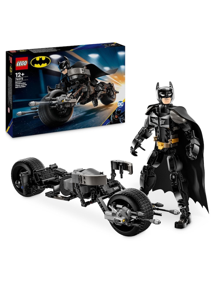 Figura de construcción de Batman y la moto BatPod DC de LEGO - Imagen 1 de 8 Figura de construcción de Batman y la moto BatPod DC de LEGO - Imagen 1 de 8