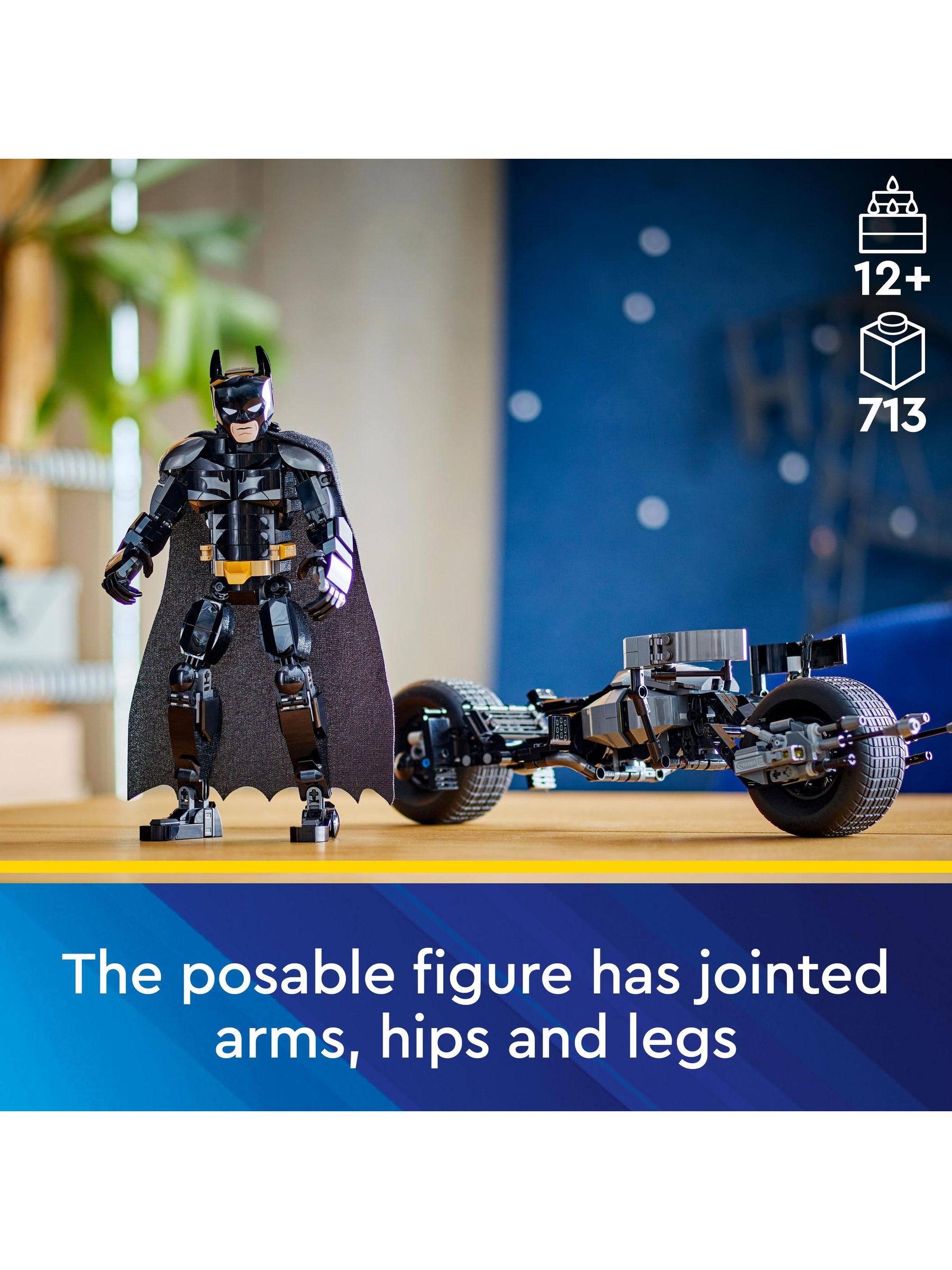 Buy LEGO DC Batman Batman Construction Figure And The BatPod Bike