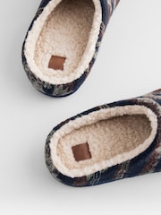 Navy Warm Lined Slippers - Image 6 of 7