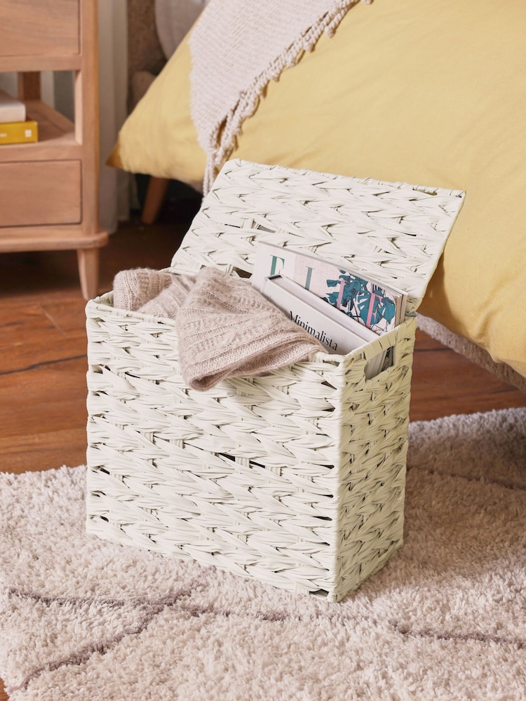 Cesta estrecha de plástico tejido - Imagen 1 de 1 Cesta estrecha de plástico tejido - Imagen 1 de 1