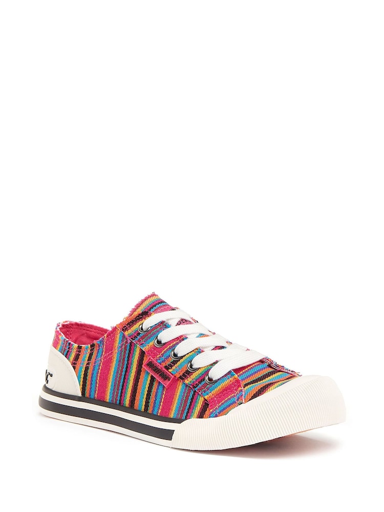 Rocket Dog Jazzin Cotton Canvas Trainers - Image 1 of 5