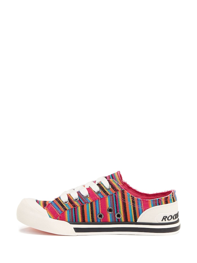 Rocket Dog Jazzin Cotton Canvas Trainers - Image 3 of 5