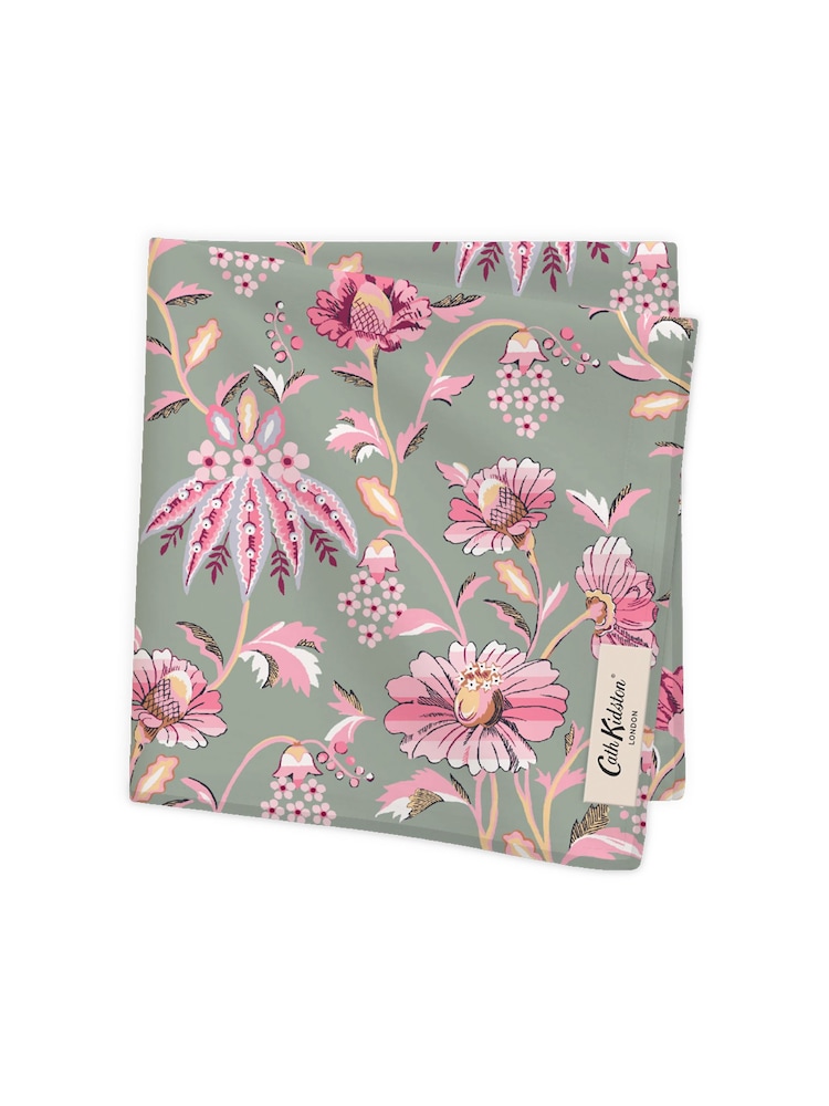 Cath Kidston Green Friendship Gardens 100% Cotton Napkins 8 Pack - Image 2 of 2