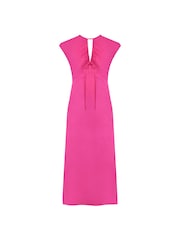 Ro&Zo Pink Arabella Satin Keyhole Front Dress - Image 4 of 4