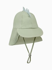 MORI Green Dinosaur Neck Cover Sun Hat - Image 1 of 2