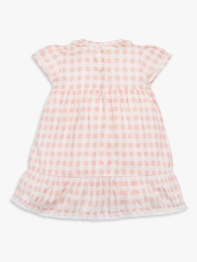 Conjunto de vestido y cubre pañal de bebé 100 % algodón de The Little Tailor - Imagen 2 de 7