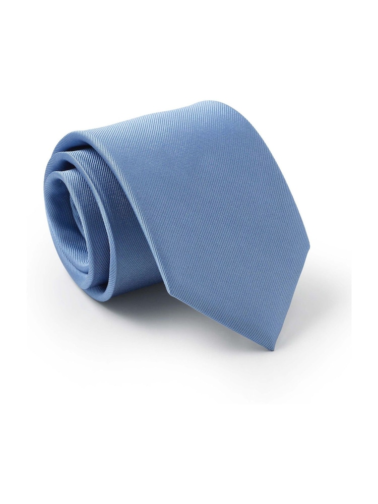Savile Row Company Blue Twill Pure Silk Tie - Image 2 of 2 Savile Row Company Blue Twill Pure Silk Tie - Image 2 of 2