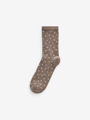Neutral Spots Ankle Socks 4 Pack - Image 5 of 5