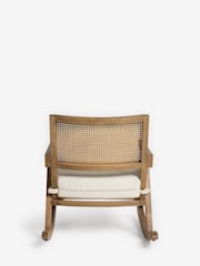 Casual Boucle Oyster Abel Rocking Chair - Image 7 of 9