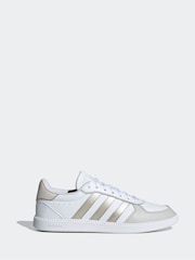 adidas White/Gold Breaknet Sleek Trainers - Image 1 of 9