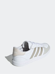 adidas White/Gold Breaknet Sleek Trainers - Image 3 of 9