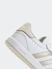 adidas White/Gold Breaknet Sleek Trainers - Image 8 of 9