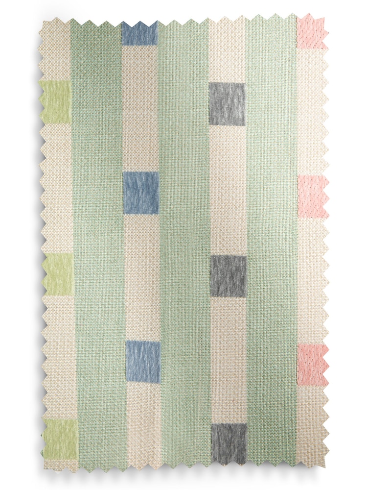Chunky Stripe Geo Sage Wilson II Highback Armchair - Image 9 of 9