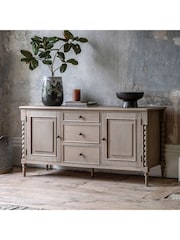 Gallery Home Natural Alston 2 Door 3 Drawer Sideboard - Image 1 of 8