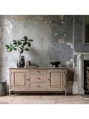 Gallery Home Natural Alston 2 Door 3 Drawer Sideboard - Image 5 of 8