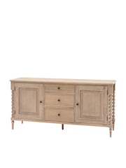 Gallery Home Natural Alston 2 Door 3 Drawer Sideboard - Image 7 of 8