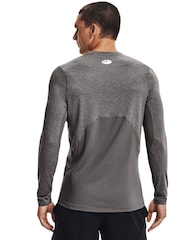 Under Armour Grey Cold Gear Fitted Sweatshirt - Image 2 of 4