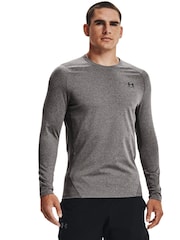 Under Armour Grey Cold Gear Fitted Sweatshirt - Image 3 of 4