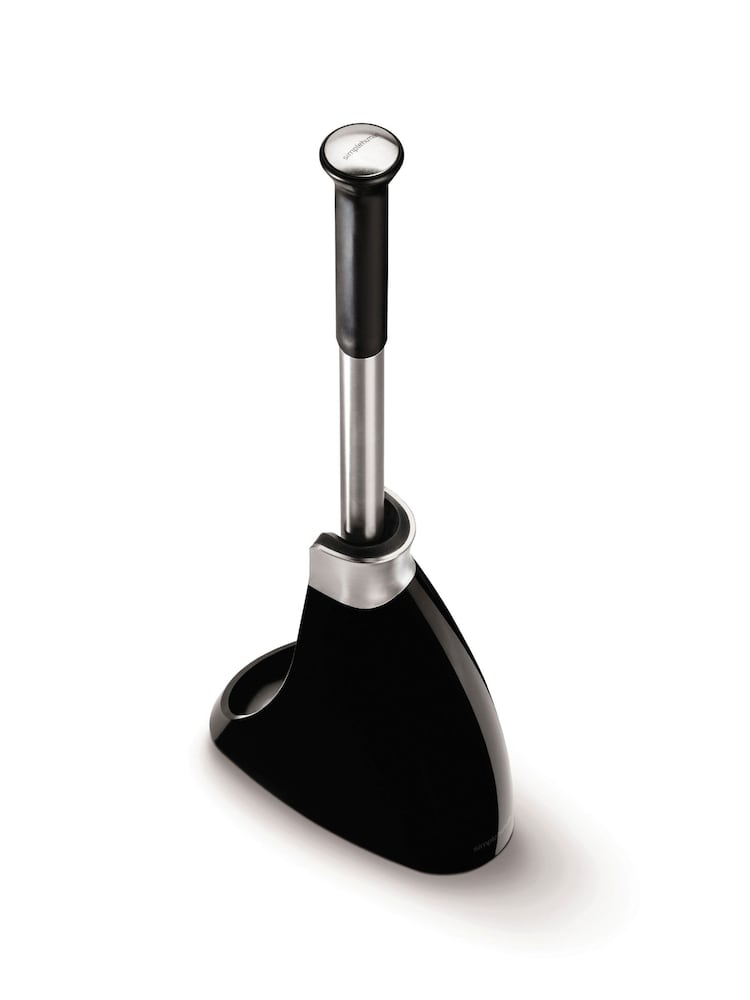 simplehuman Black Toilet Brush - Image 5 of 5