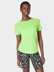 Sweaty Betty Zest Green Breathe Easy T-Shirt - Image 1 of 4