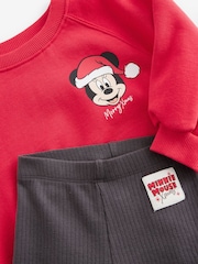 Roșu - Set Disney Minnie Mouse Crăciun Colanți (3luni-7ani) - Image 7 of 10