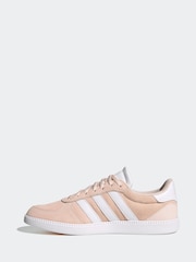 adidas Pink/White Breaknet Sleek Trainers - Image 2 of 9